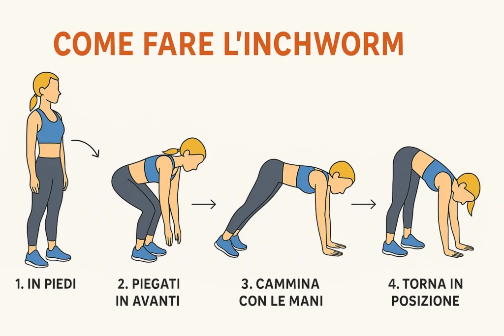 Come fare l'Inchworm correttamente
